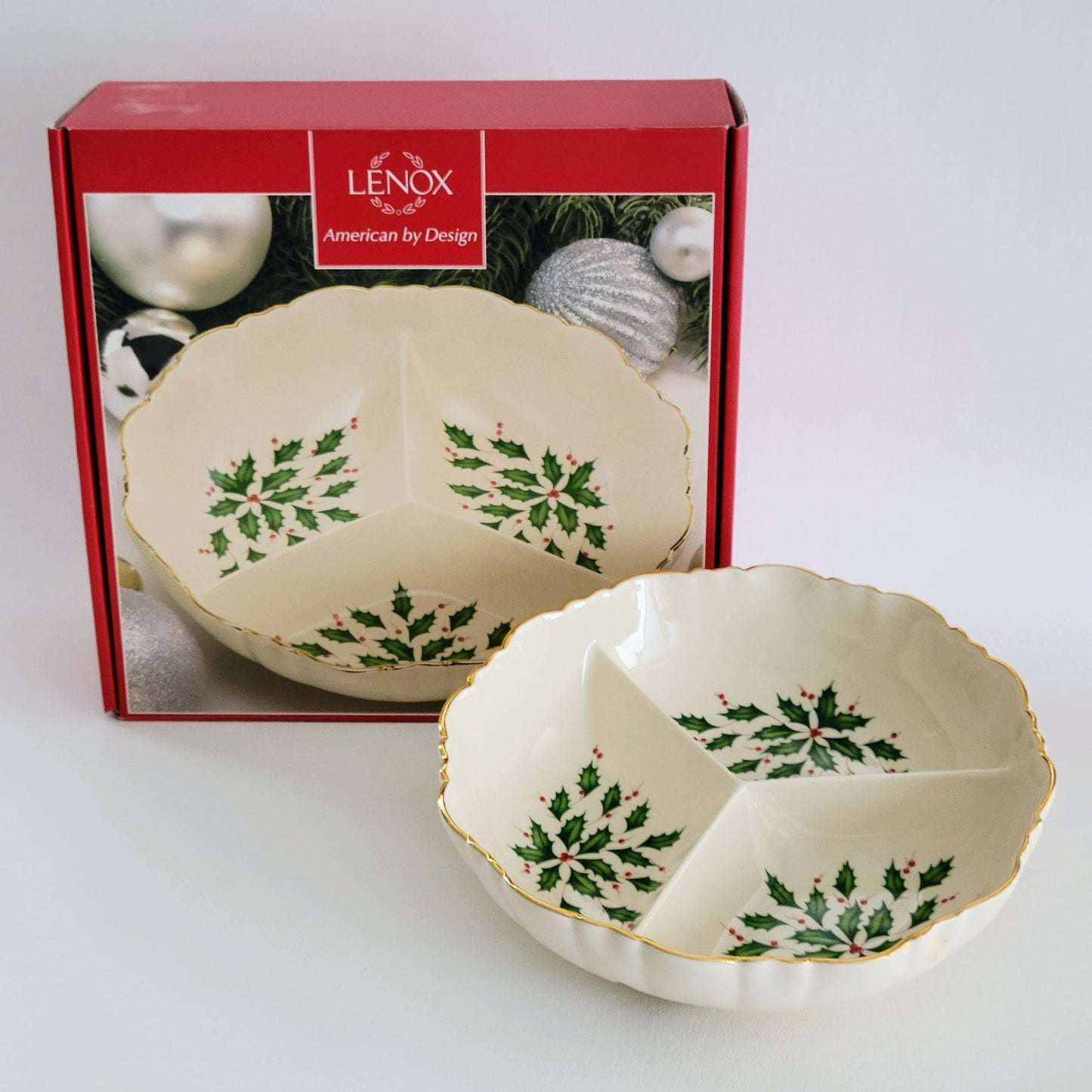 Lenox Holiday Archive Divided 9" Server