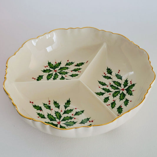 Lenox Holiday Archive Divided 9" Server