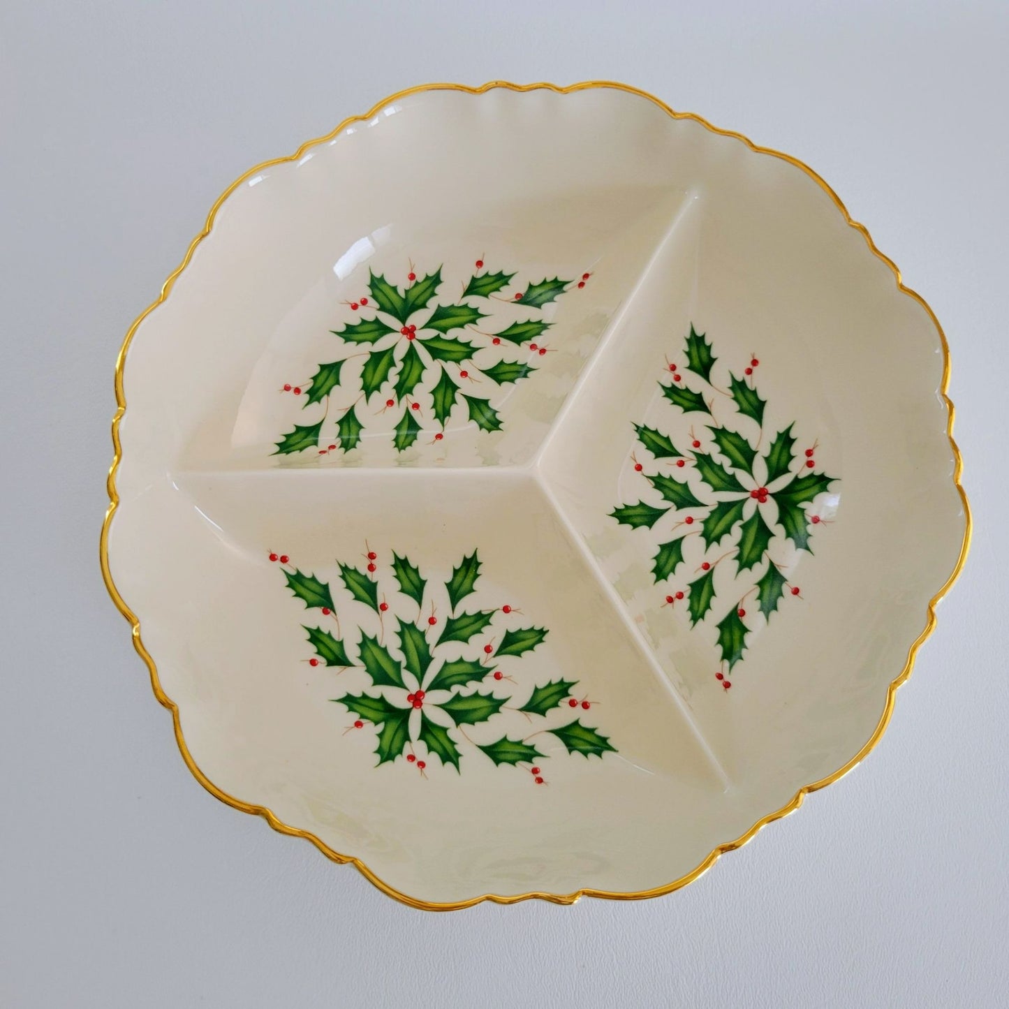 Lenox Holiday Archive Divided 9" Server