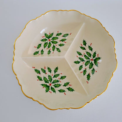 Lenox Holiday Archive Divided 9" Server