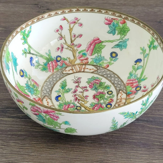 Antique Coalport Indian Tree 7" Round DECOR ONLY Bowl, c.1891-1939 England