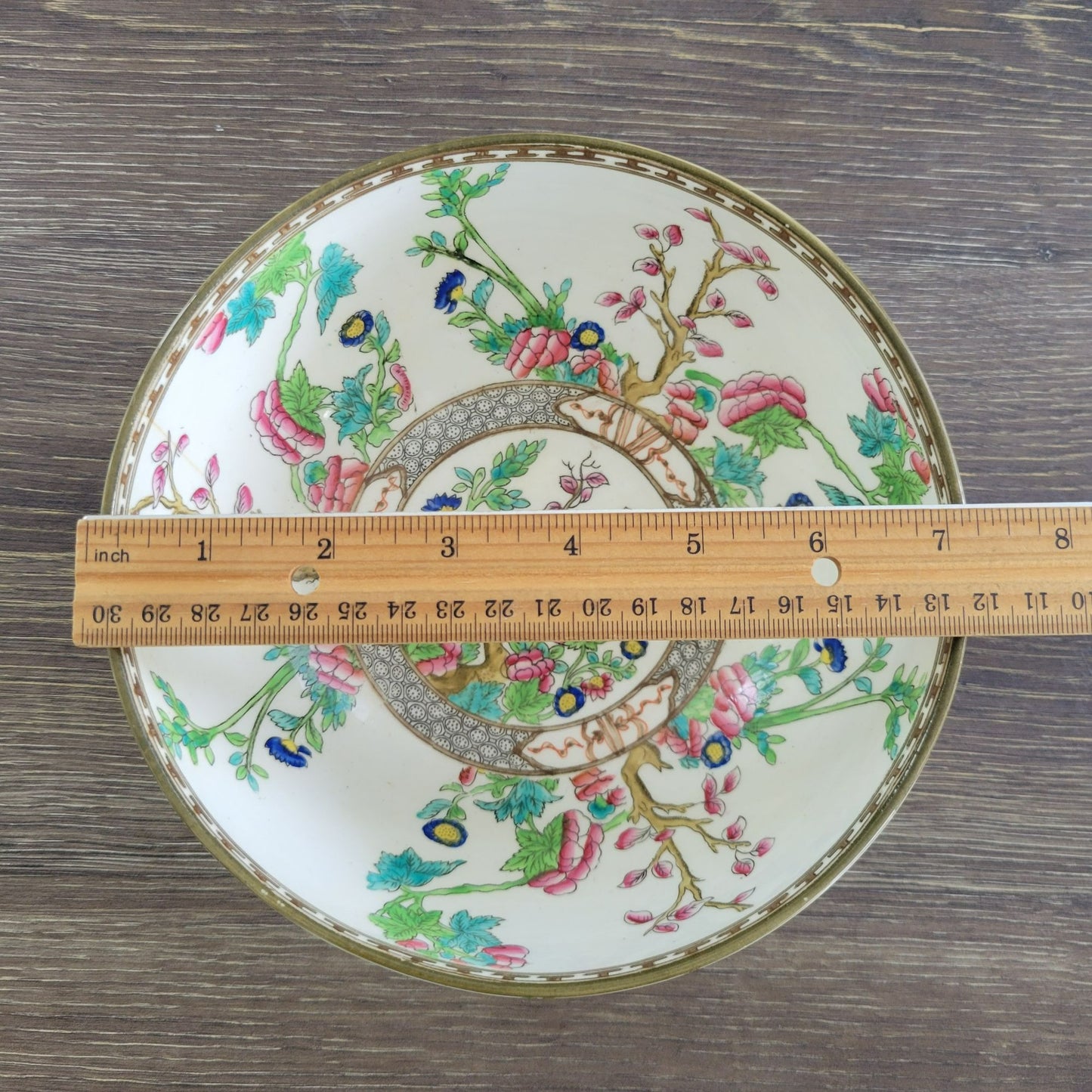 Antique Coalport Indian Tree 7" Round DECOR ONLY Bowl, c.1891-1939 England