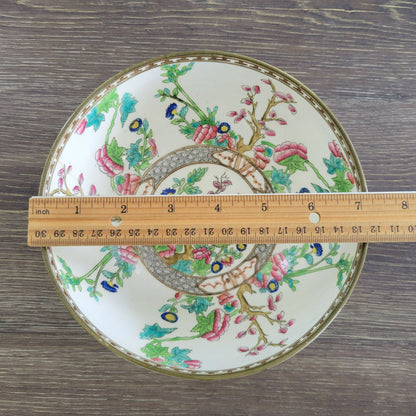 Antique Coalport Indian Tree 7" Round DECOR ONLY Bowl, c.1891-1939 England