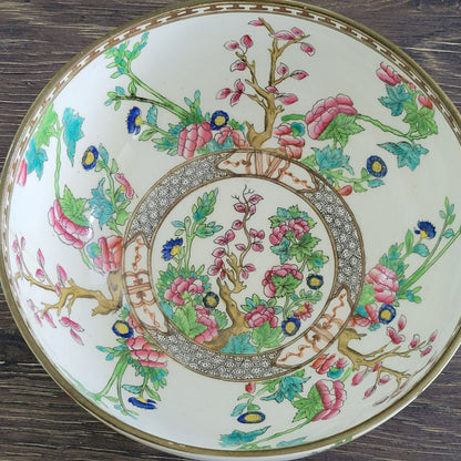 Antique Coalport Indian Tree 7" Round DECOR ONLY Bowl, c.1891-1939 England