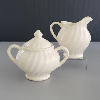 Scio Holly Berry Creamer & Sugar Bowl