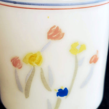 Arcopal Pastoral Milk Glass Coffee Cup, Set of 2