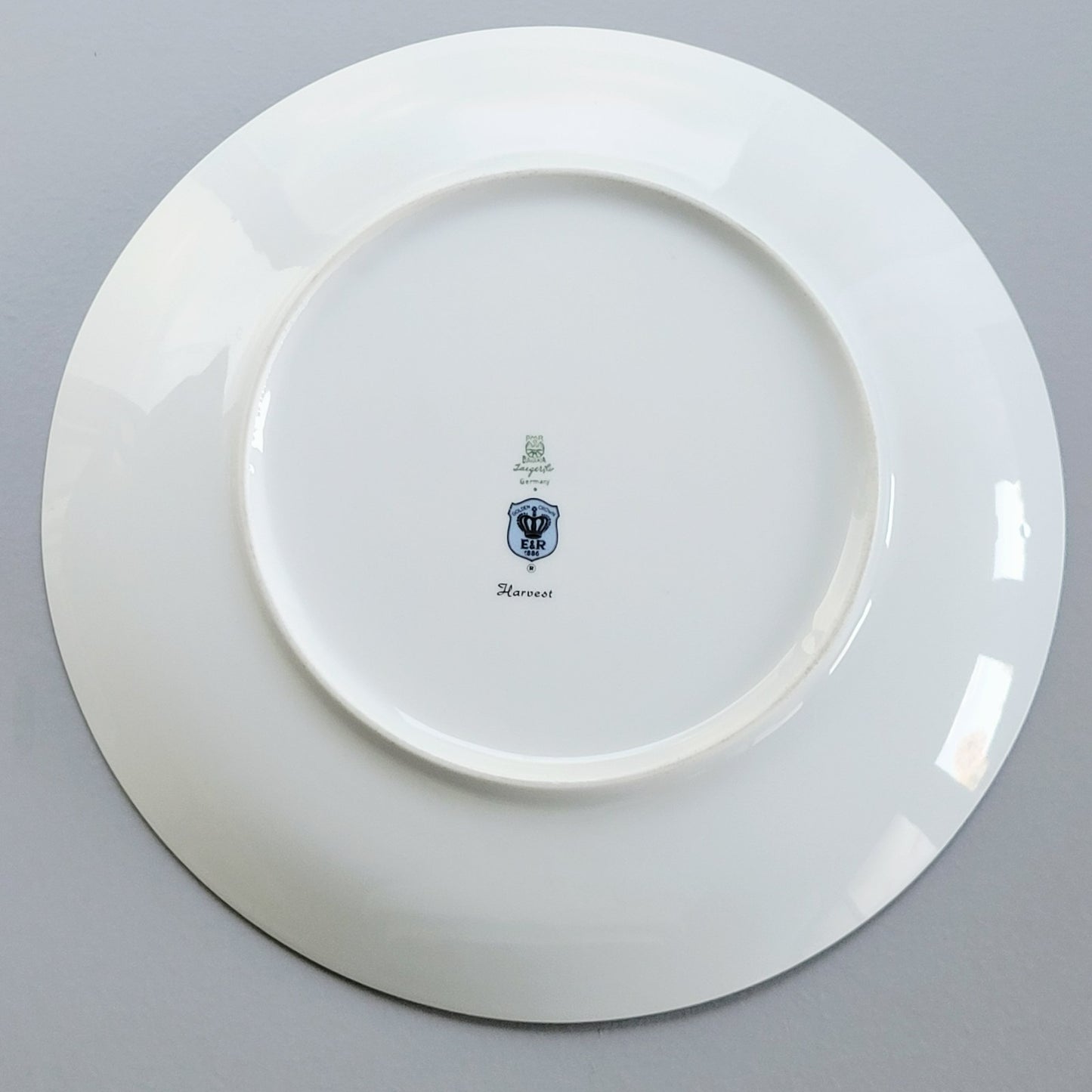 PM Jaeger & Co. Harvest Dinner Plate, Peach & Cherry, c.1950-60 Bavaria Germany