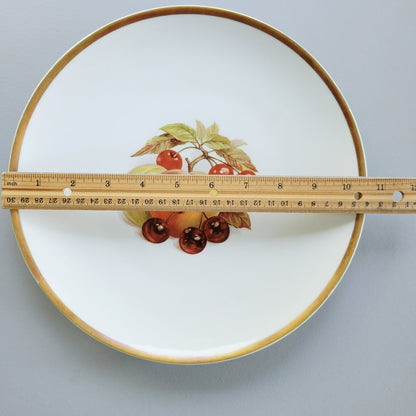 PM Jaeger & Co. Harvest Dinner Plate, Peach & Cherry, c.1950-60 Bavaria Germany