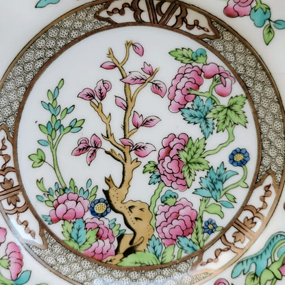 Antique Coalport Indian Tree Bread Plate, Set of 2, c.1891-1920 England