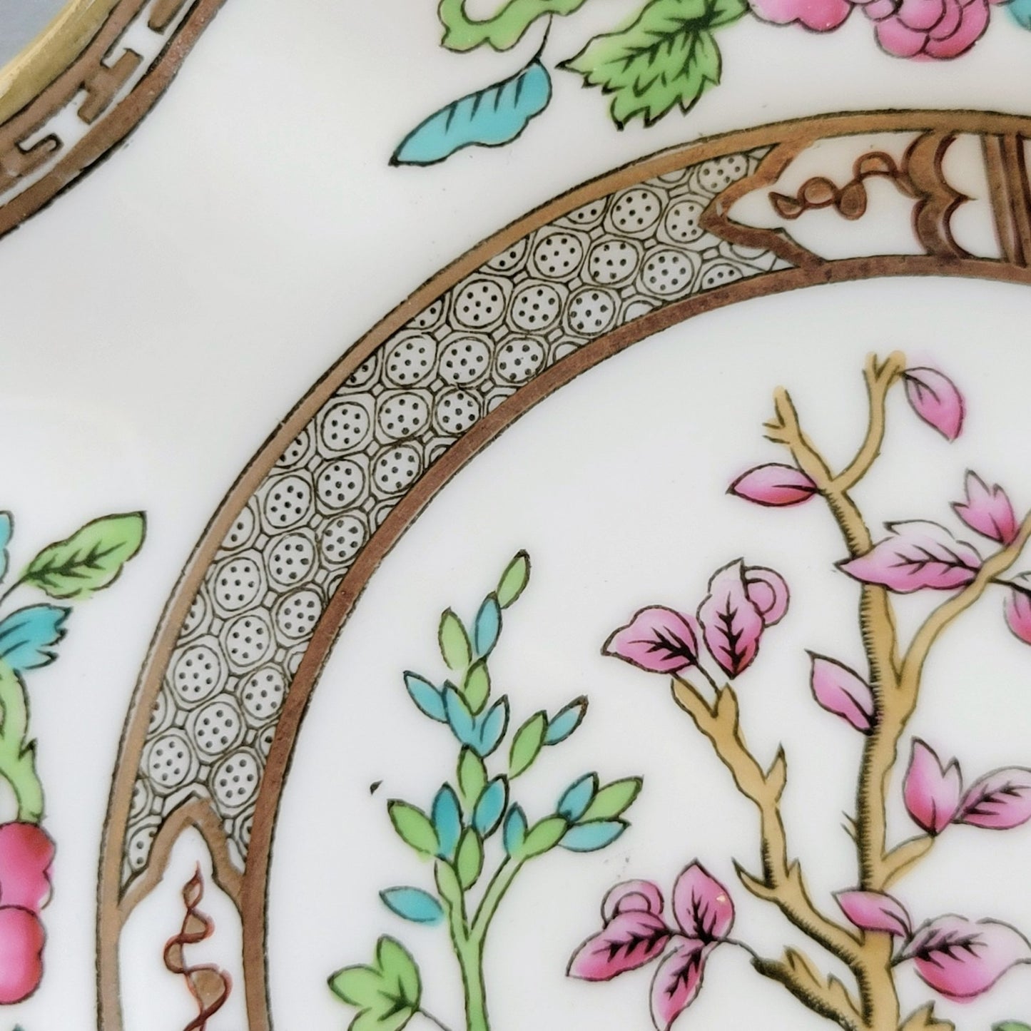 Antique Coalport Indian Tree Bread Plate, Set of 2, c.1891-1920 England