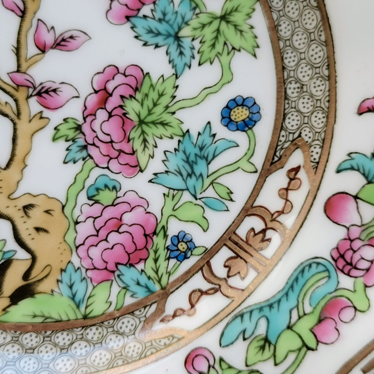 Antique Coalport Indian Tree Bread Plate, Set of 2, c.1891-1920 England