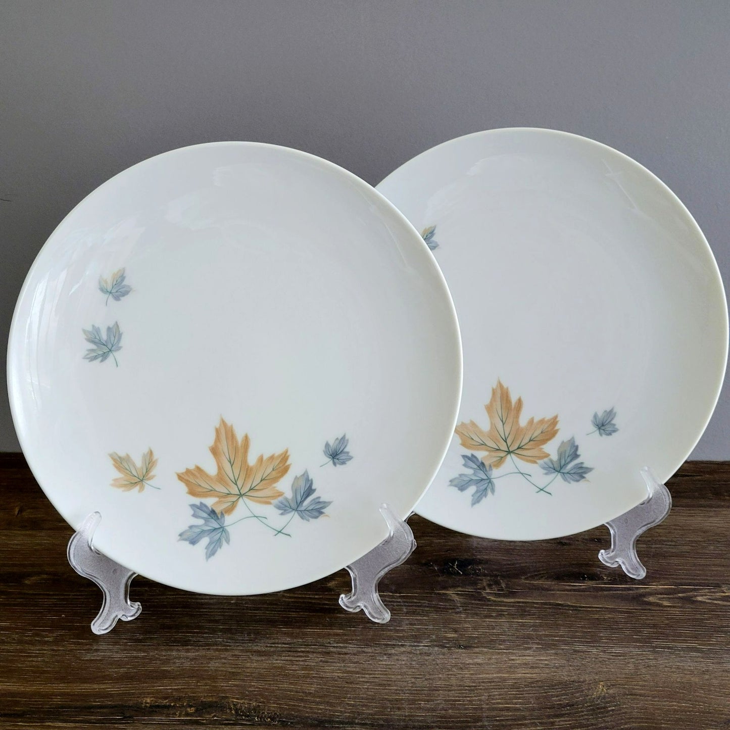 Noritake Maplewood Dinner Plate Set of 2, c.1960s Japan