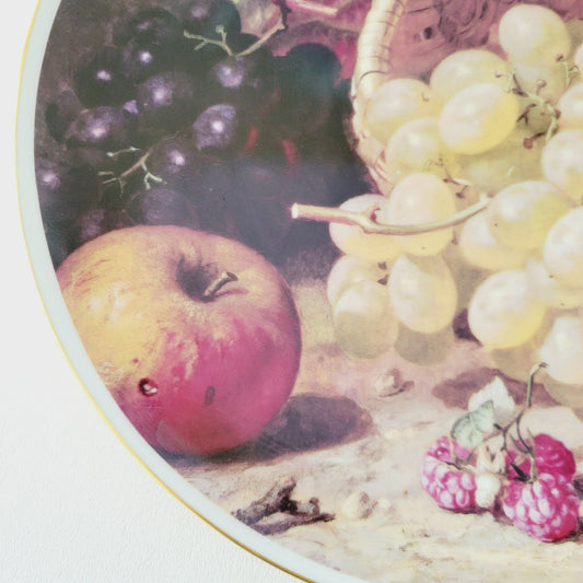 Lenox Special 10" Plate Grapes from the Painting Still Life with Fruit, USA Made