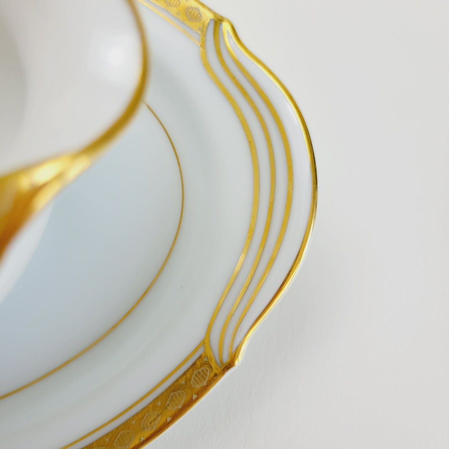 Noritake Richmond Gravy Boat & Plate, Made in Japan