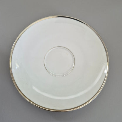 Johann Haviland "Wedding Ring" Teacup & Saucer, 2 Sets, c.1960s Germany
