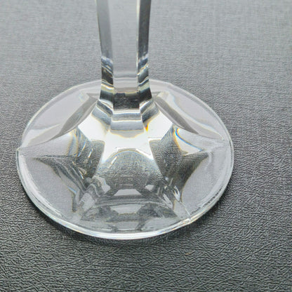 Godinger "Palm" Crystal Goblet Set of 2, c.2000s Czech Republic