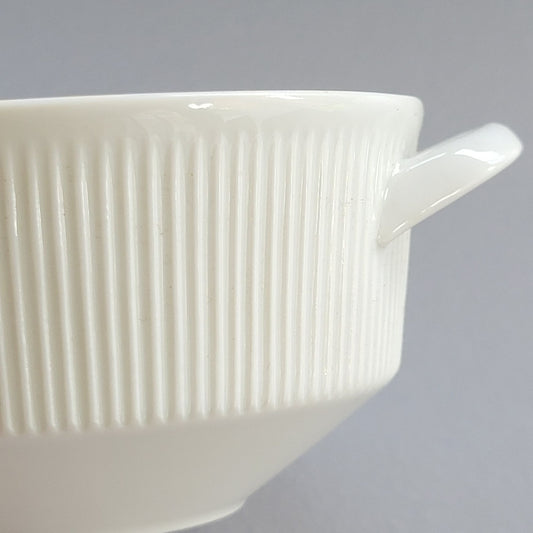 Arzberg Athena White Handled Cream Soup Bowl, c.1968-90 Germany