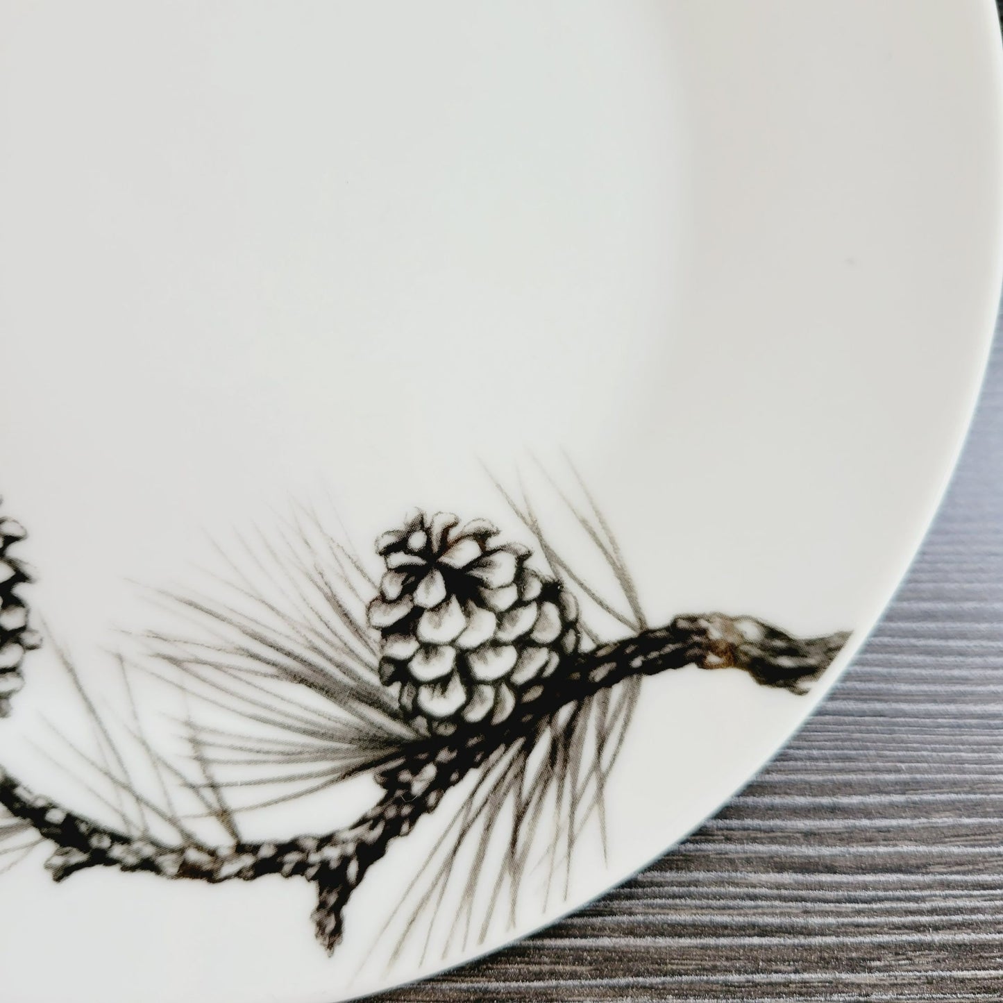 Cabela's Pinecone Salad Plate, Discontinued