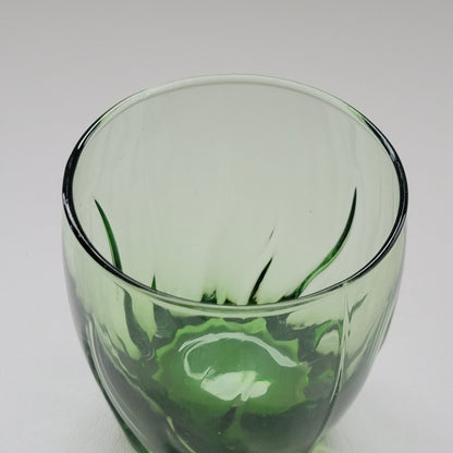 Anchor Hocking Central Park Ivy Green Old Fashioned, Set of 2, USA Made