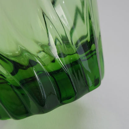 Anchor Hocking Central Park Ivy Green Old Fashioned, Set of 2, USA Made