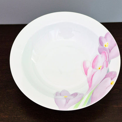 Mikasa "Spring Crocus" 9" Serving Bowl, c.1984-87 Japan