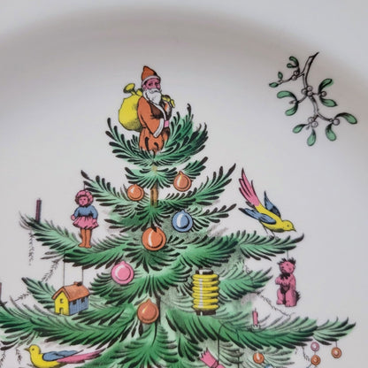 Spode Christmas Tree Dinner Plate, England c.1976-89