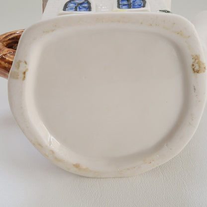 Vintage Christmas Miniature Teapot