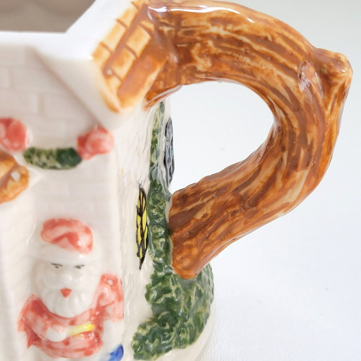 Vintage Christmas Miniature Teapot