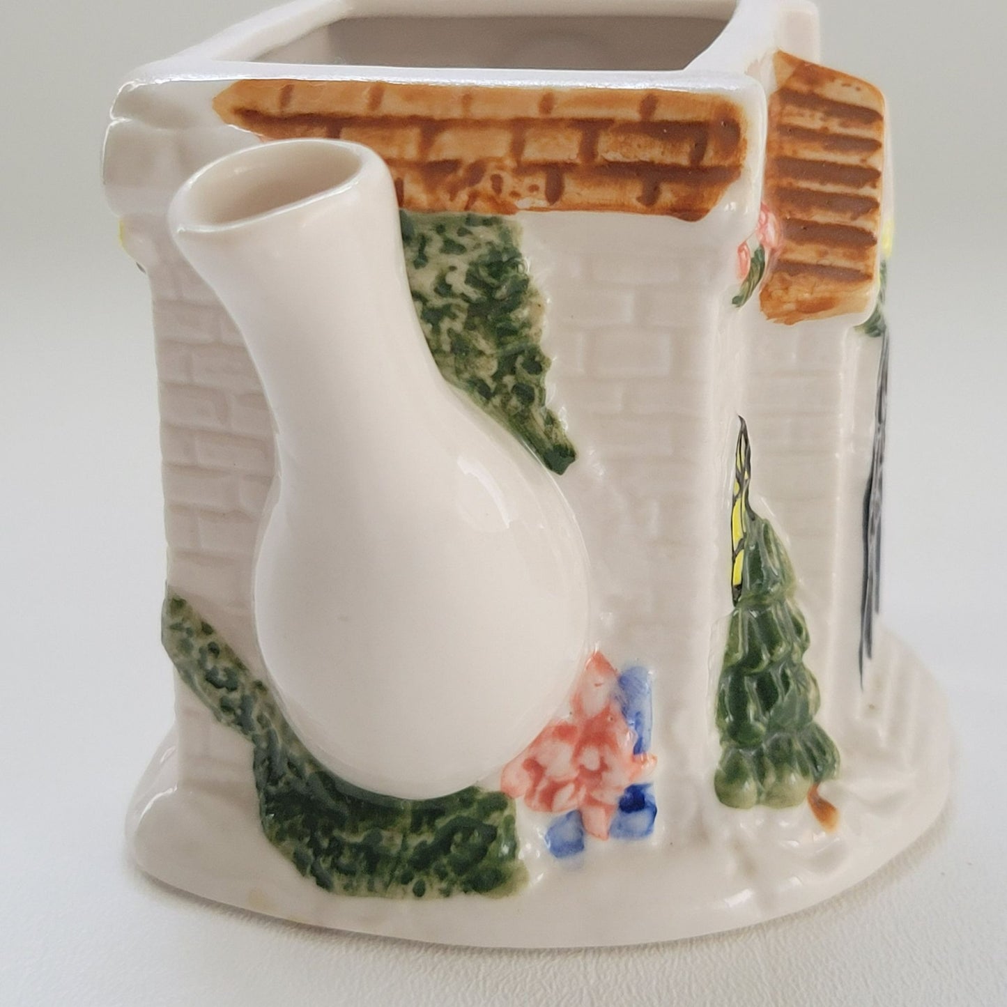 Vintage Christmas Miniature Teapot