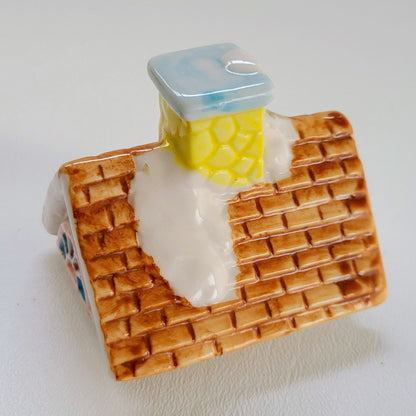 Vintage Christmas Miniature Teapot