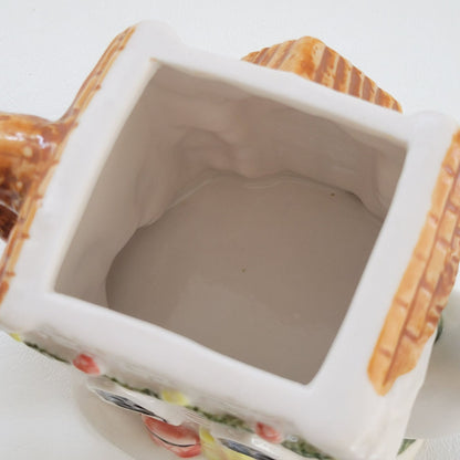 Vintage Christmas Miniature Teapot