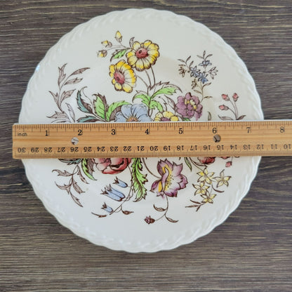 Vernon Kilns May Flowers Salad Plate Set of 2, c.1942-53 USA