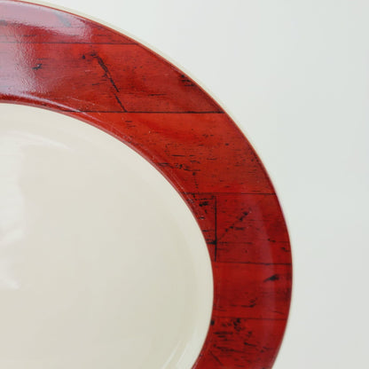 Warren Kimble Barns Dinner Plate by Sakura c.1998
