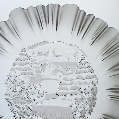 Mikasa Winter Dreams Frosted Round Serving Bowl, Made in Germany