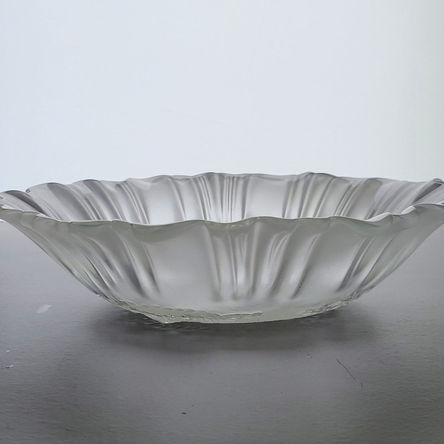 Mikasa Winter Dreams Frosted Round Serving Bowl, Made in Germany