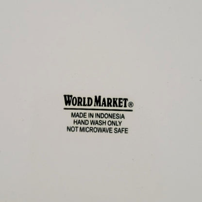 World Market Christmas Mouse Holiday Enamel Plate & Bowl Set of 3