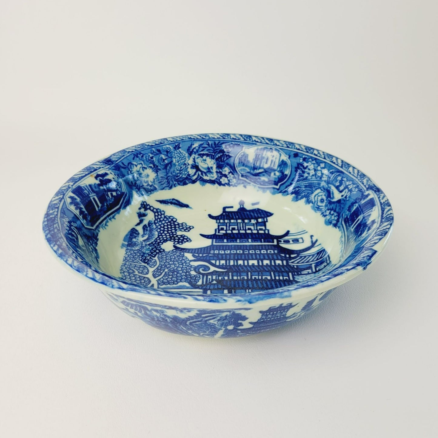 VictorianWare Chinoiserie Pagoda Ironstone Bowl