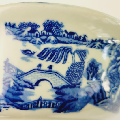 VictorianWare Chinoiserie Pagoda Ironstone Bowl