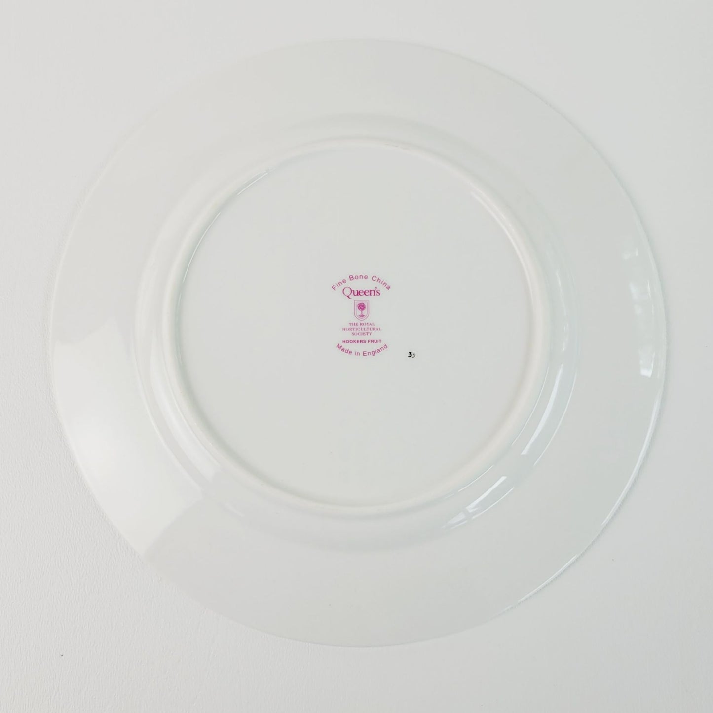 Queen's  Hookers Fruit Apple Salad Plate, Set of 2, Made in England