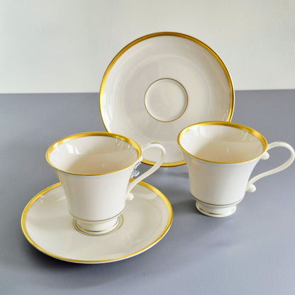 Pickard "Richmond" Teacup & Saucer, 2 Sets, USA Made