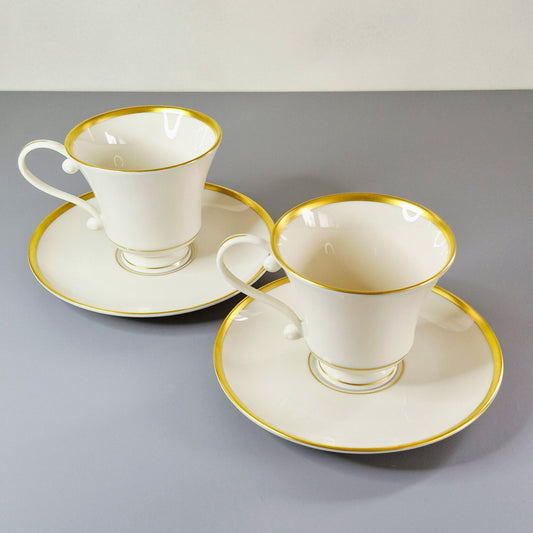 Pickard "Richmond" Teacup & Saucer, 2 Sets, USA Made