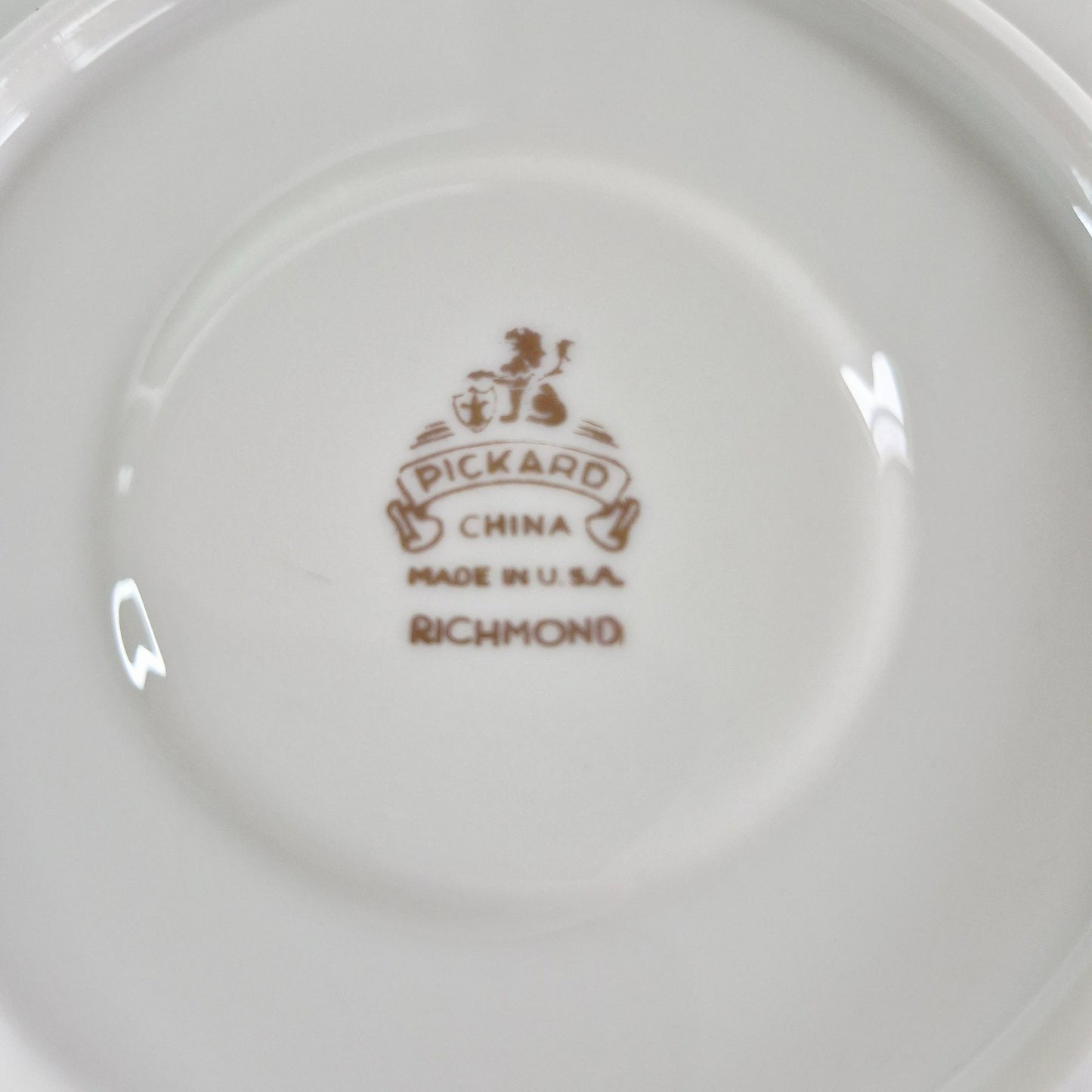 Pickard "Richmond" Teacup & Saucer, 2 Sets, USA Made