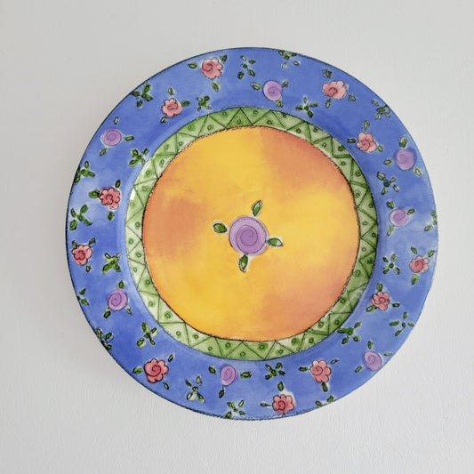 Sango The Sweet Shoppe Pink Lemonade Salad Plate, SET of 2, c.1999-2002