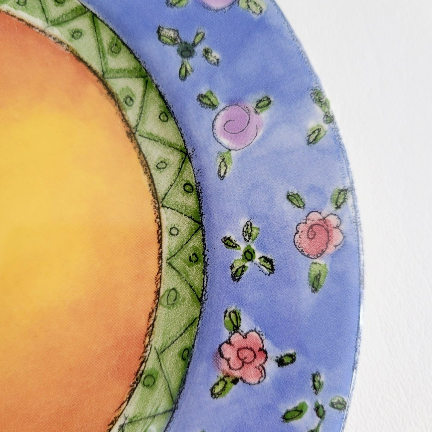 Sango The Sweet Shoppe Pink Lemonade Salad Plate, SET of 2, c.1999-2002