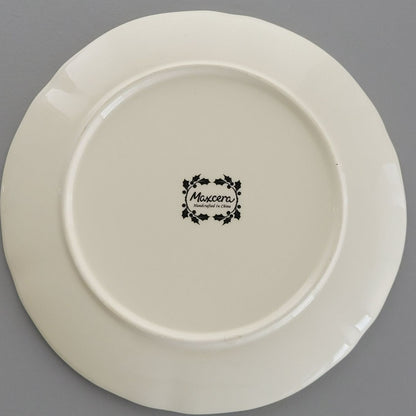 Maxcera Winter Poinsettia Salad Plate, Set of 2