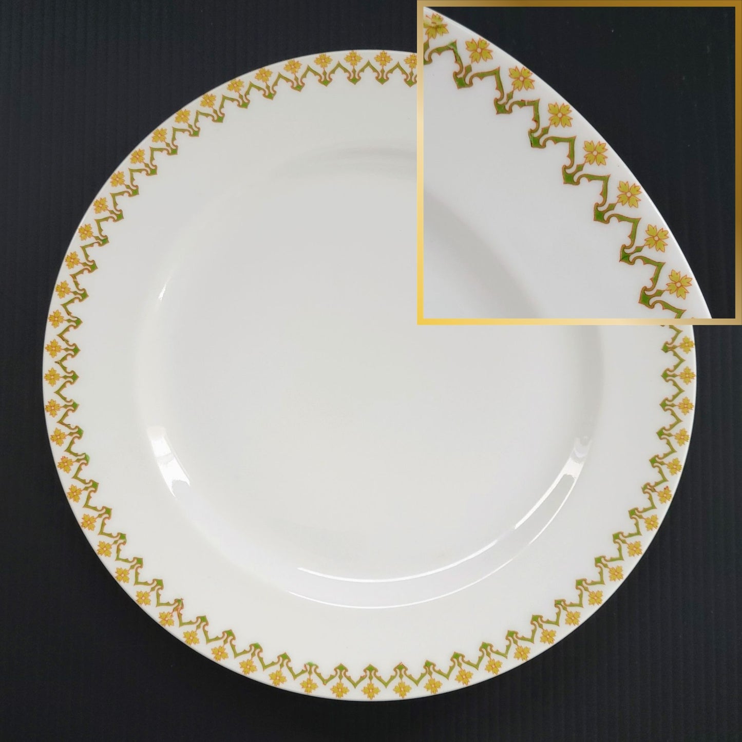 Haviland Luncheon Salad Plate, Schleiger 570d, c.1926-31 Limoges France