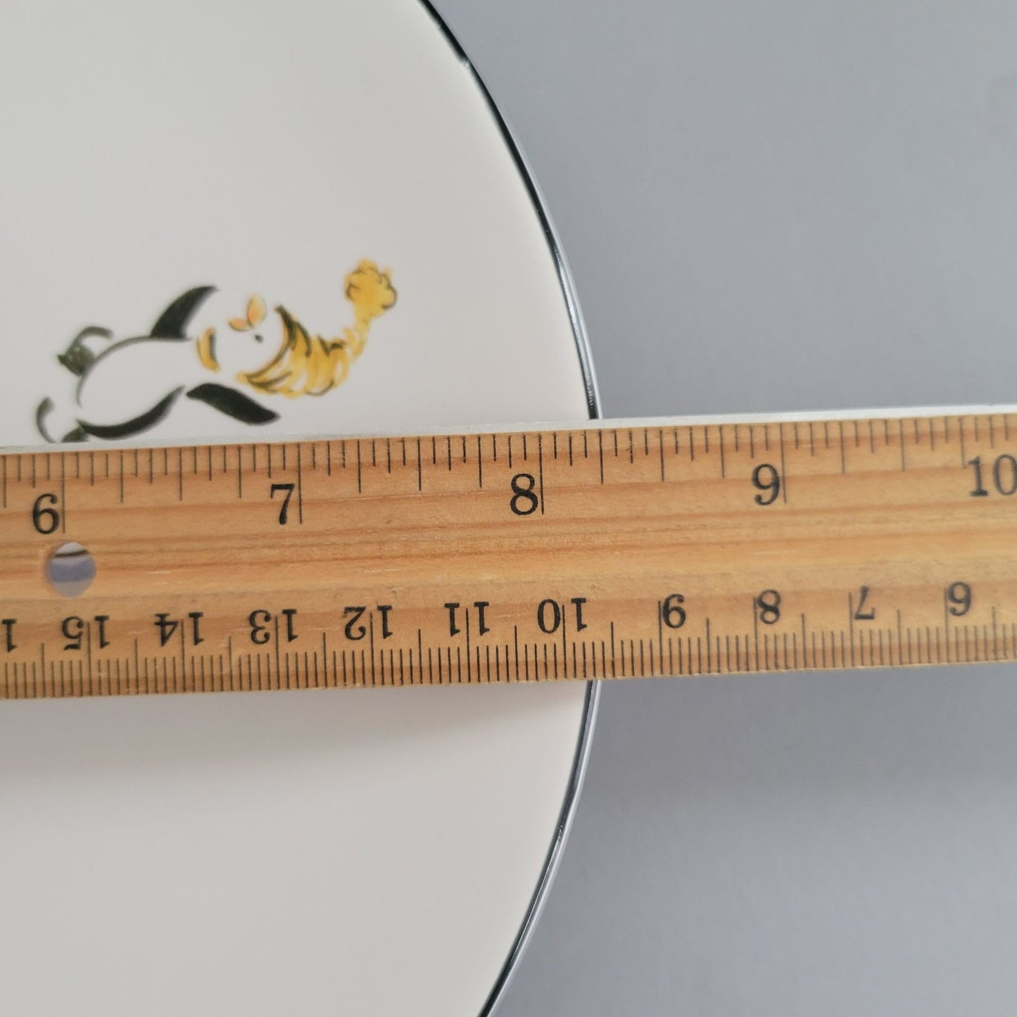 Pfaltzgraff Penguin Skate Salad Plate Set of 4, c.2006-2010