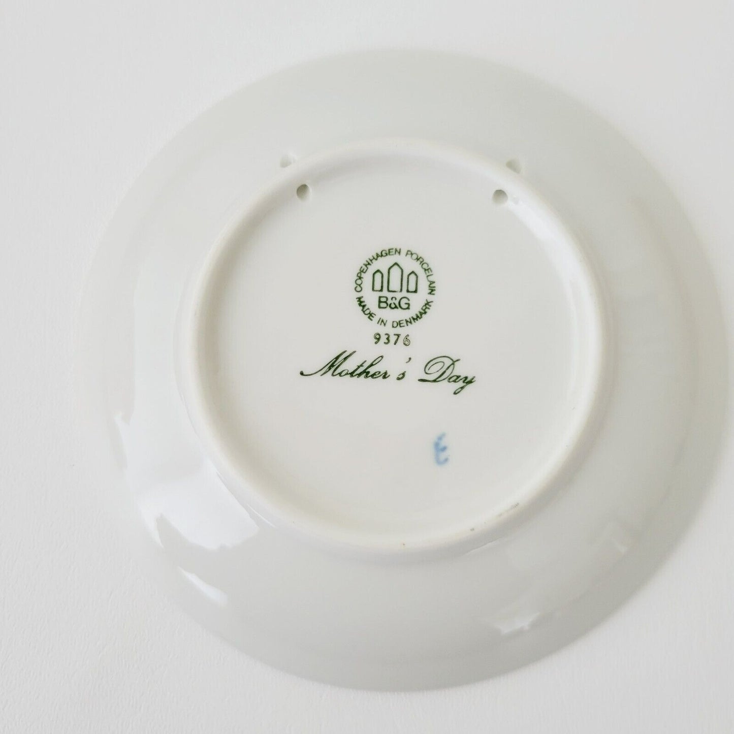 Vintage 1976 Bing & Grondahl Mothers Day Mors Dags Swan Plate Made in Denmark