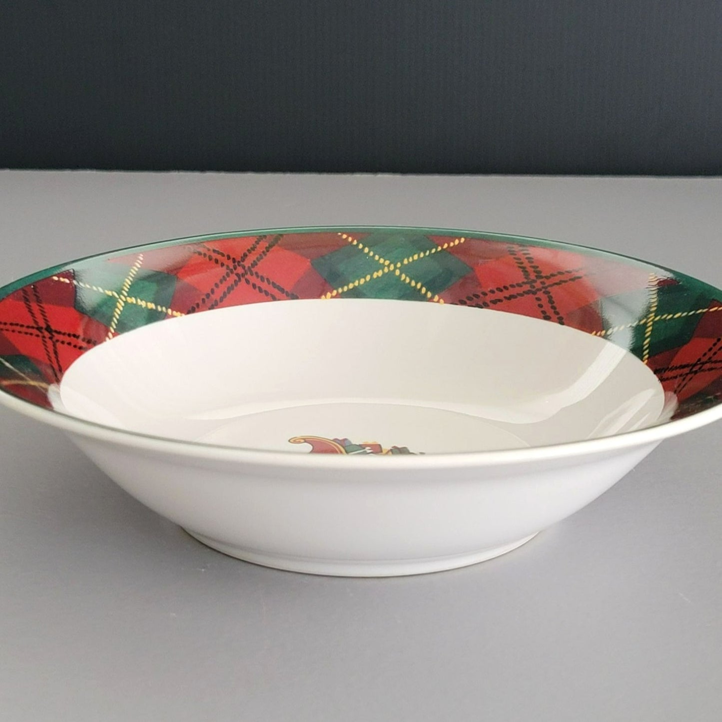 Block Father Christmas Cereal Bowl, Set of 2, c.1990s