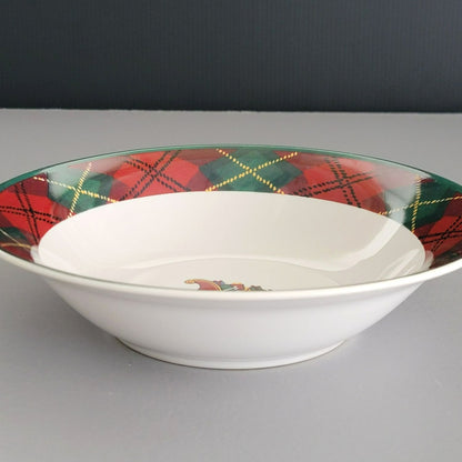 Block Father Christmas Cereal Bowl, Set of 2, c.1990s